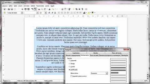 Como fazer a formatação no LibreOffice?