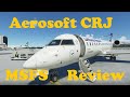 Aerosoft Bombardier CRJ 550/700 for Microsoft Flight Simulator 2020 review and demo