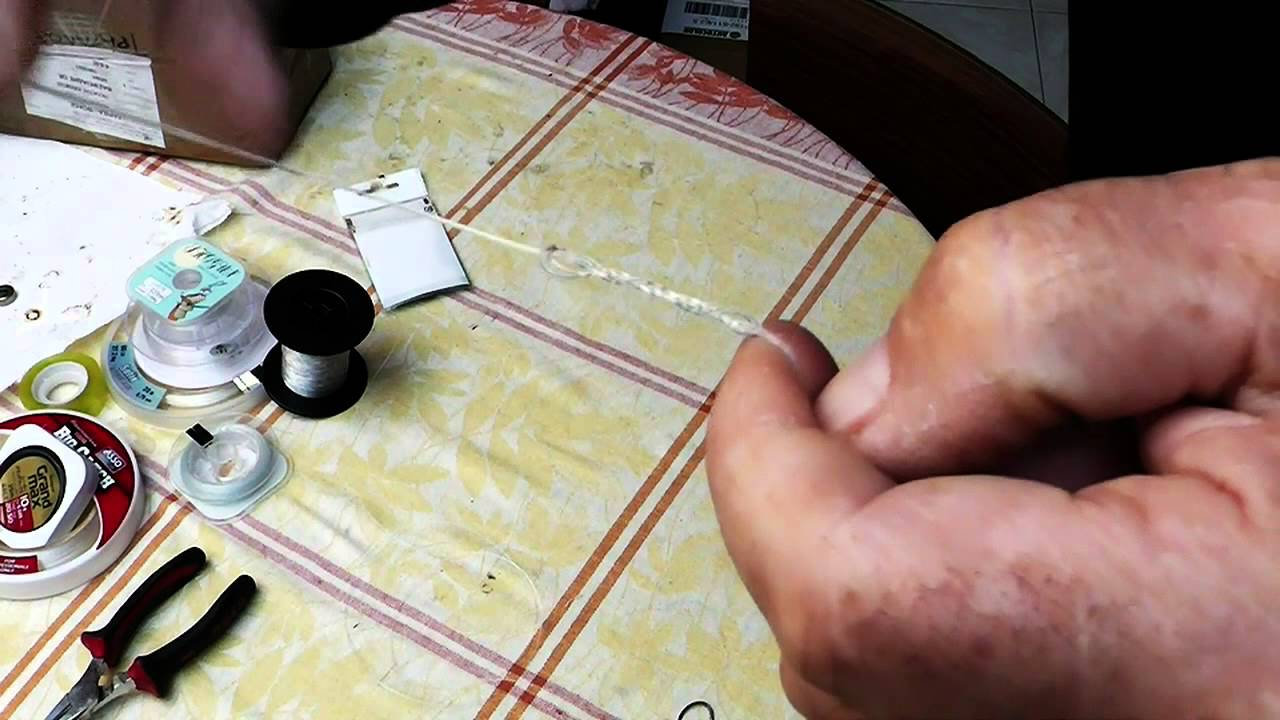 How i tie the hooks - YouTube
