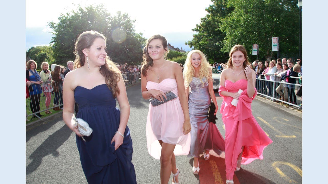 high school prom girls