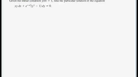 6-3 Separation of Variables