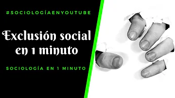 ¿Quiénes son los excluidos sociales en general?