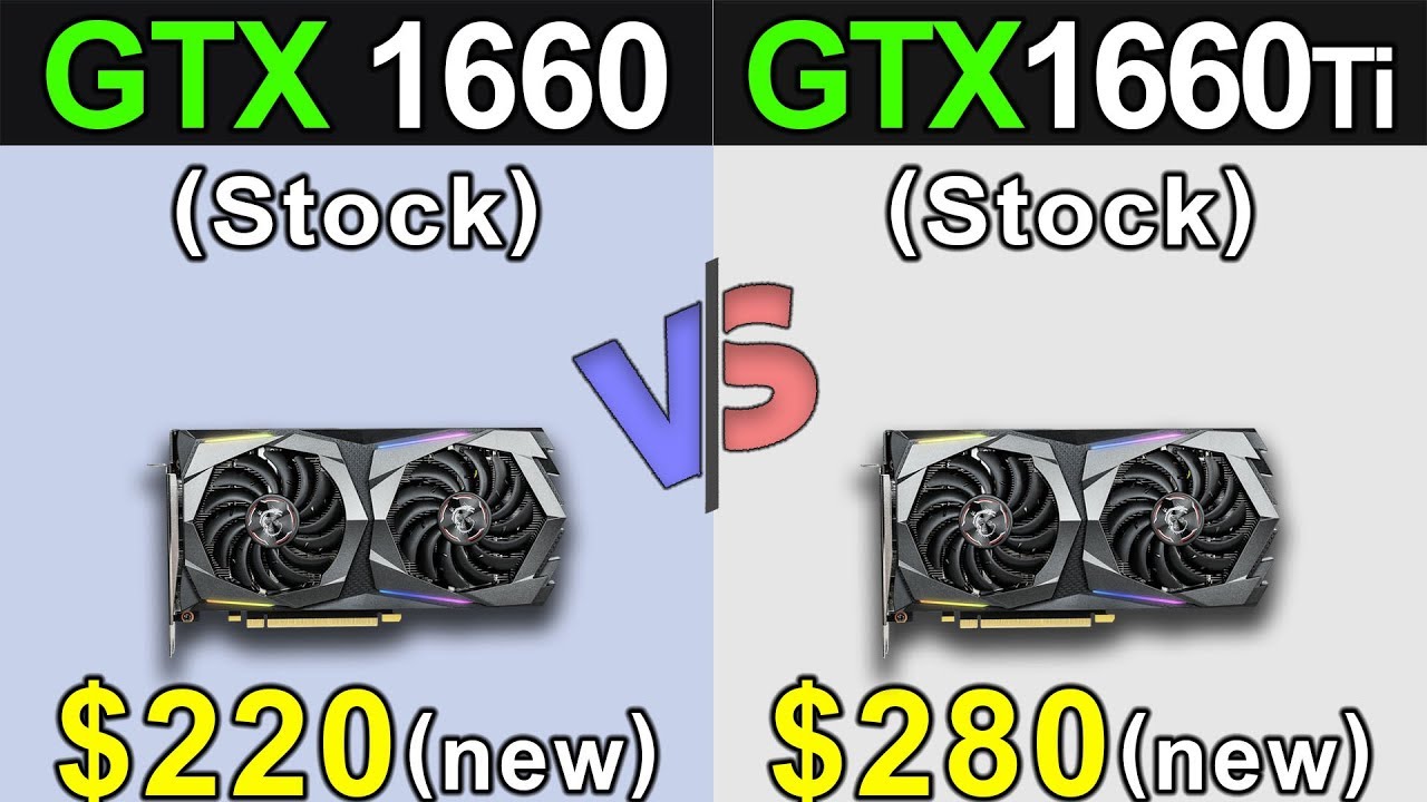 GTX Vs. 1660 Ti | and 1440p | New Games Benchmarks - YouTube