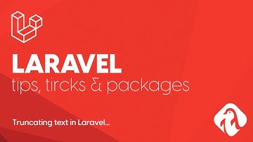 How to truncate text in Laravel... - Laravel tips, tricks and packages