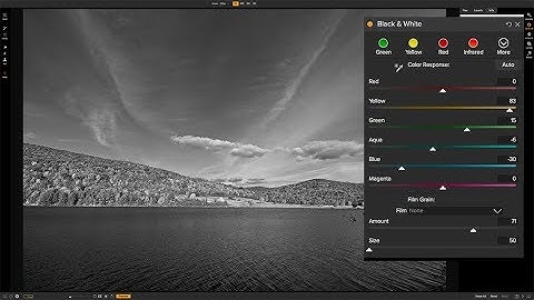 Mastering On1 Photo RAW 2018 - Episode 10: B&W Panel