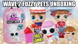 LOL Surprise WAVE 2 FUZZY PETS FULL UNBOXING | L.O.L. First Lamb Found Series 5 Pets Family