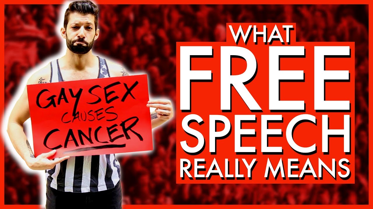 is speech really free