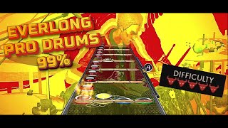 Clone Hero - Everlong by Foo Fighters - Pro Drums 99% 7 Stars