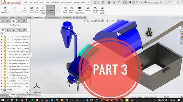 Hammer Mill MACHINE USING SOLIDWORKS PART 3