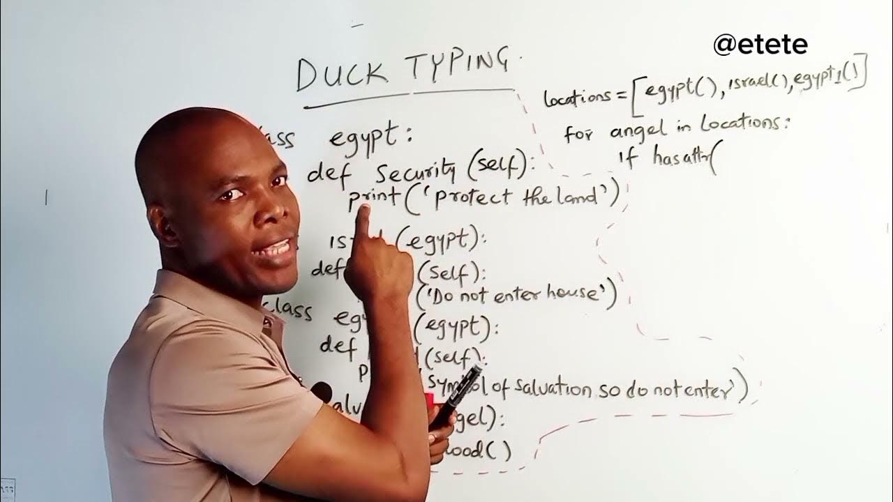 Understanding Duck Typing in Python: A Comprehensive Guide #s3ep20 # ...