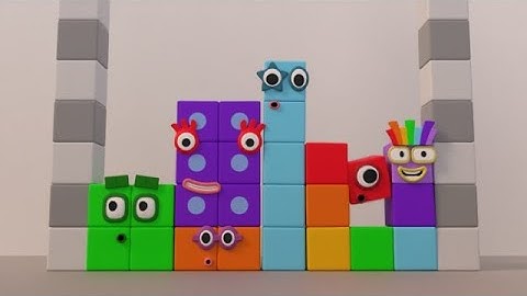 Numberblocks Tetris Animation | Softbody Tetris 7