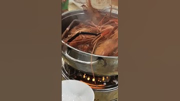 Hấp dẫn  món  Tôm càng luộc  #shorts