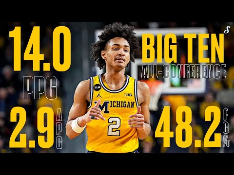 Kobe Bufkin FULL 2022-23 Michigan Season Highlights | 14 PPG 48.2 FG% & 2.9 APG