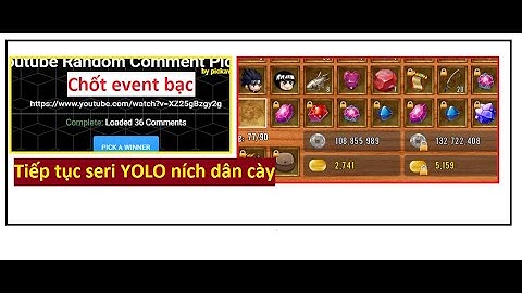 Chốt event bạc và Tiếp tục seri YOLO đồ ních dân cày sever  mới xịt xịt | Làng Lá - HTC game