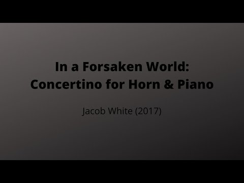 In a Forsaken World, Concertino for Horn & Piano