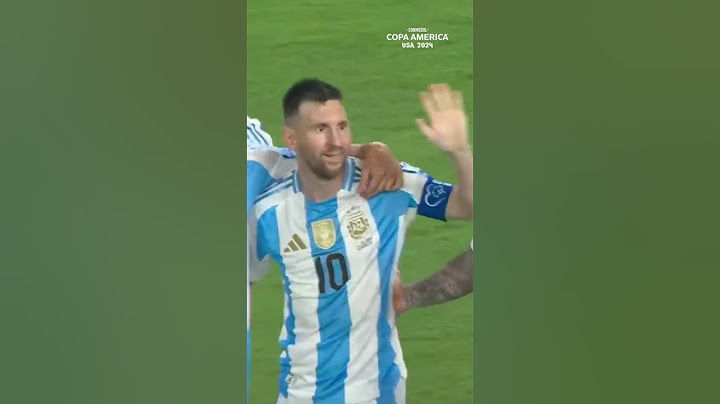 Messi | Argentina 2-0 Canadá