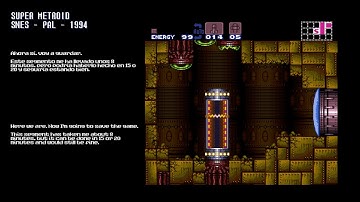 Super Metroid SNES PAL - Less than 3 hours - Gameplay No Commentary