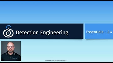 Security Onion Essentials 2024 Detection Engineering
