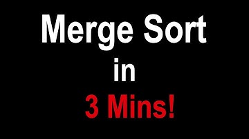 Merge Sort Explained in 3 Minutes!