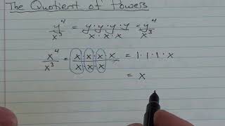The Quotient of Powers