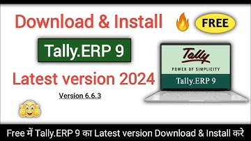 How to download and install tally ERP 9 in 2024 | tally erp 9 download letest version with gst