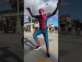 Spider-Man Making A Tiktok Video before He Saves The Day. #spiderman #venicebeach