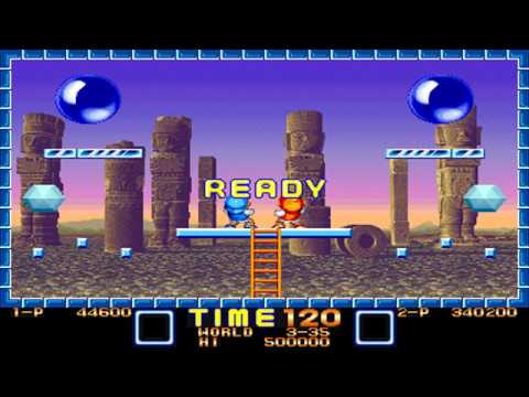 Super Buster Bros. (Arcade) 2P Cooperative Playthrough