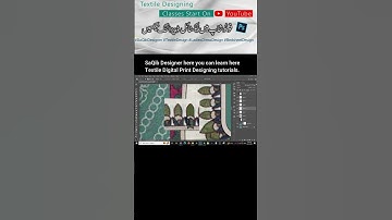 How to make textile design in Adobe Photoshop PS