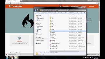 Codeigniter Tutorial - Installing Codeigniter in Wamp Server