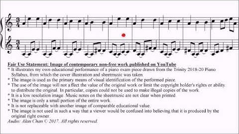 Trinity TCL Piano 2018-2020 Grade 3 Complete Book Sheet Music