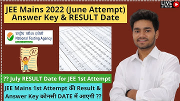JEE Mains 2022 RESULT & Answer Key Date UPDATE 1st Attempt #jeemains2022 #jee2022 #jeemain2022 #iit