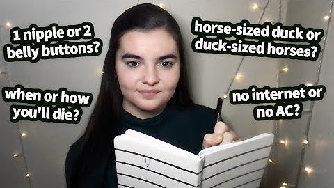 ASMR Asking You 65 VERY Personal Would You Rather Questions