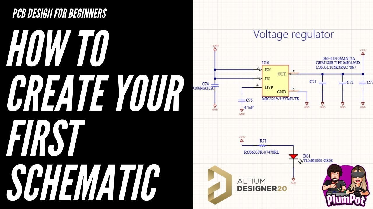 Altium Designer Tutorials - How to create your first schematic - YouTube