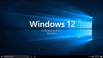 Windows 12 (2024 Concept) – The Future of Windows Design | Next-Gen UI, AI, and Performance