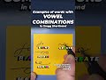 Gregg vowel combinations