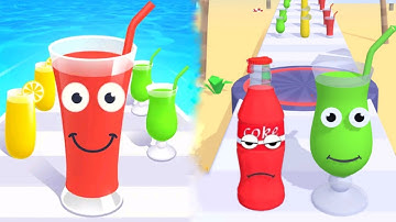 Juice Run All levels Walkthrough Gameplay - Android ios Gameplay