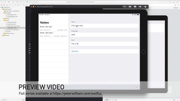 Preview - Sharing data across SwiftUI views in an application.