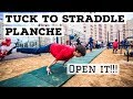 TUCK TO STRADDLE PLANCHE. BEST EXERCISES FOR LEGS OPENING!!!