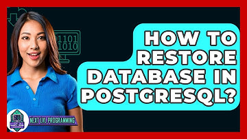 How To Restore Database In PostgreSQL? - Next LVL Programming