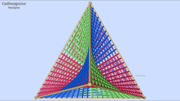 Ribbed Hemicube Doubly-Ruled Tetrahedron