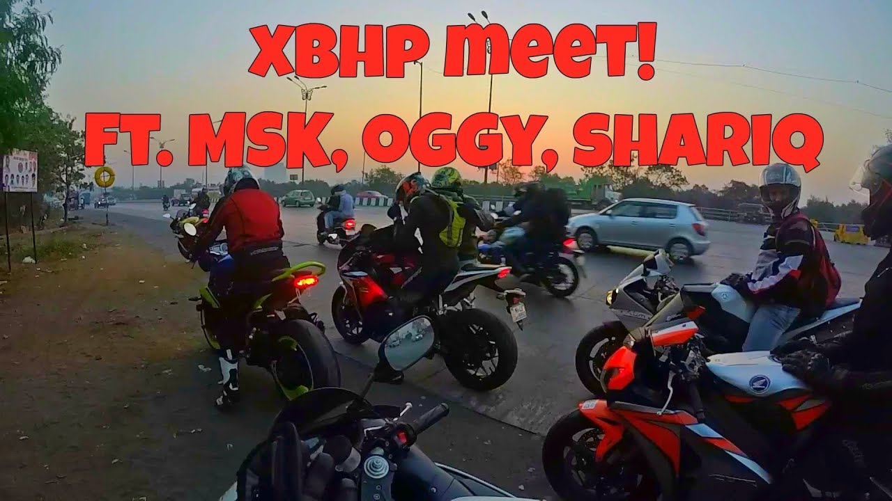Ride to Xbhp Meet with OggyF, MSK Vlogs, Shariq V