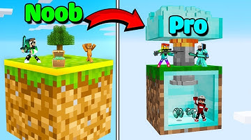 MINI GAME : CUỘC CHIẾN SỐNG SÓT ĐẢO TRỜI ** NOOB HÓA PRO PvP CHIẾN ĐẤU NOOB TEAM