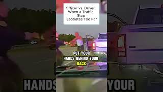 Traffic Stop Gone Wrong 💔#shorts #police