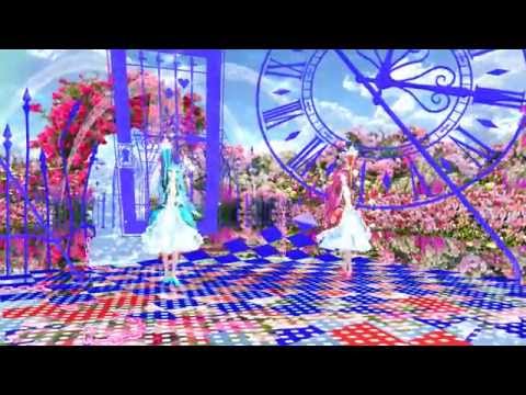 MMD Tda Pretty Miku 鎖の少女 [Alice] Rose Garden