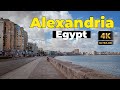 Alexandria  egypt  walking tour 4k