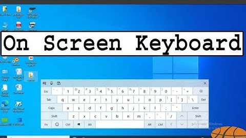 Computer Me Keyboard Kaise Laye | Laptop Me Screen Keyboard Kaise Chalaye