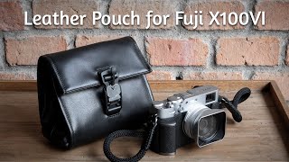 กระเป๋า Fuji X100VI หนังแท้ Larry Gadget