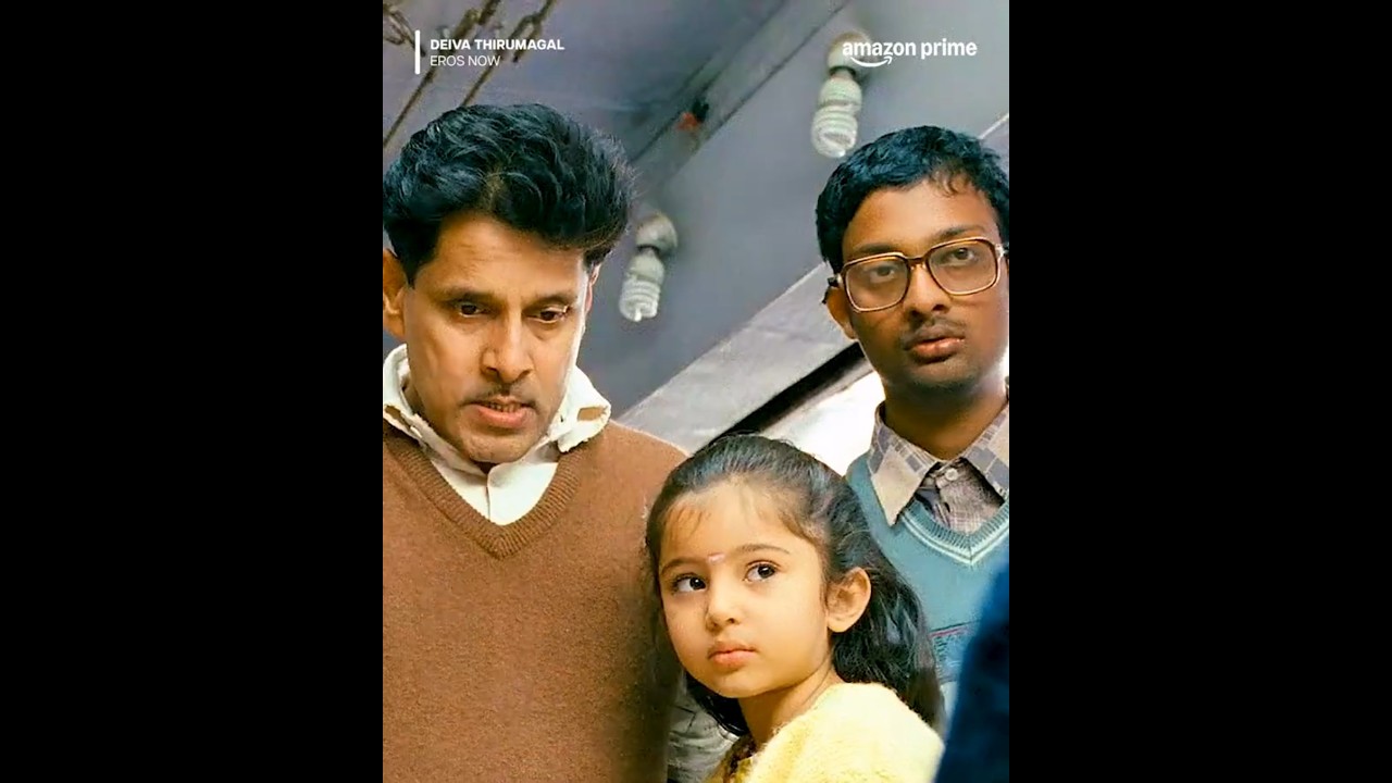 Vikram buys shoes for Sara Arjun in Deiva Thirumagal 🥹 #emotionalscene #primevideoindia #ytshorts