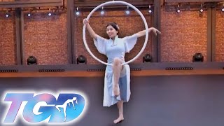 This captivating aerial dance by YA NAN blows the audience away! | TGD China | Auditions Week 6