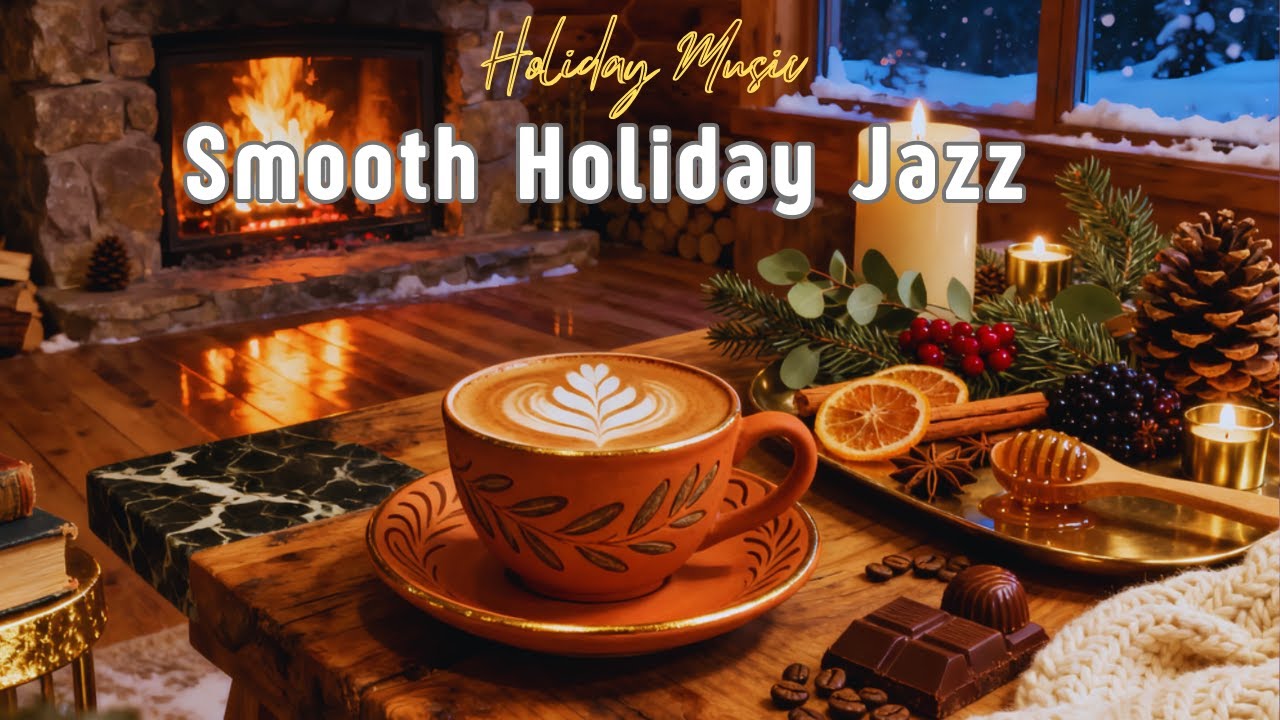 Cozy Winter Jazz Ambience ~ Smooth Bossa Nova Coffee Jazz for Relaxing Mornings ☕